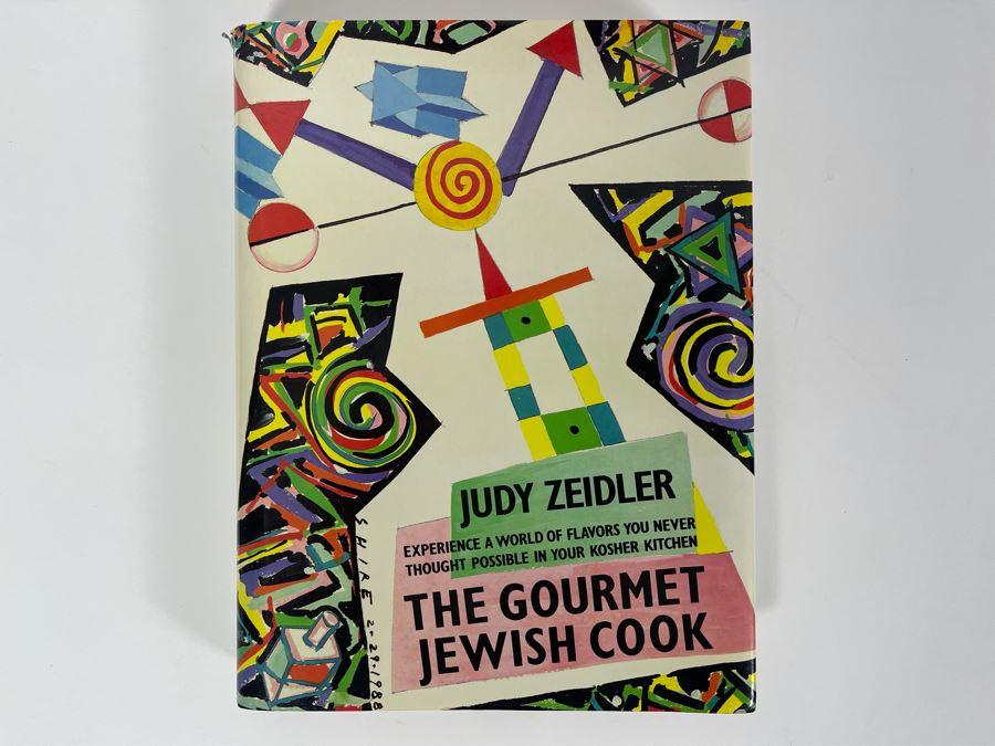Signed Book The Gourmet Jewish Cook By Judy Zeidler [Photo 2]