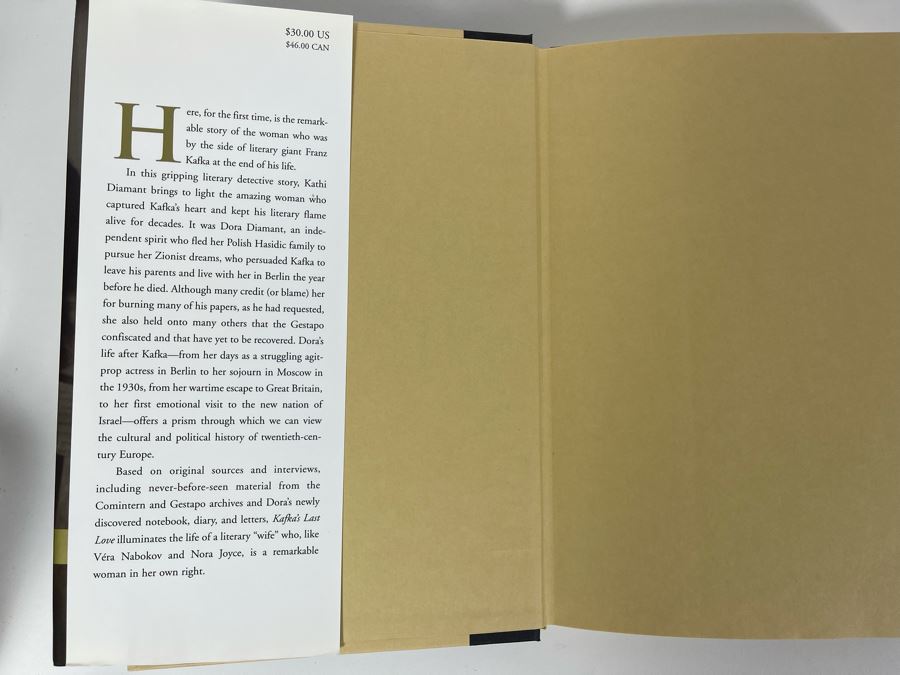 Signed Book Kafka's Last Love By Kathi Diamant [Photo 4]