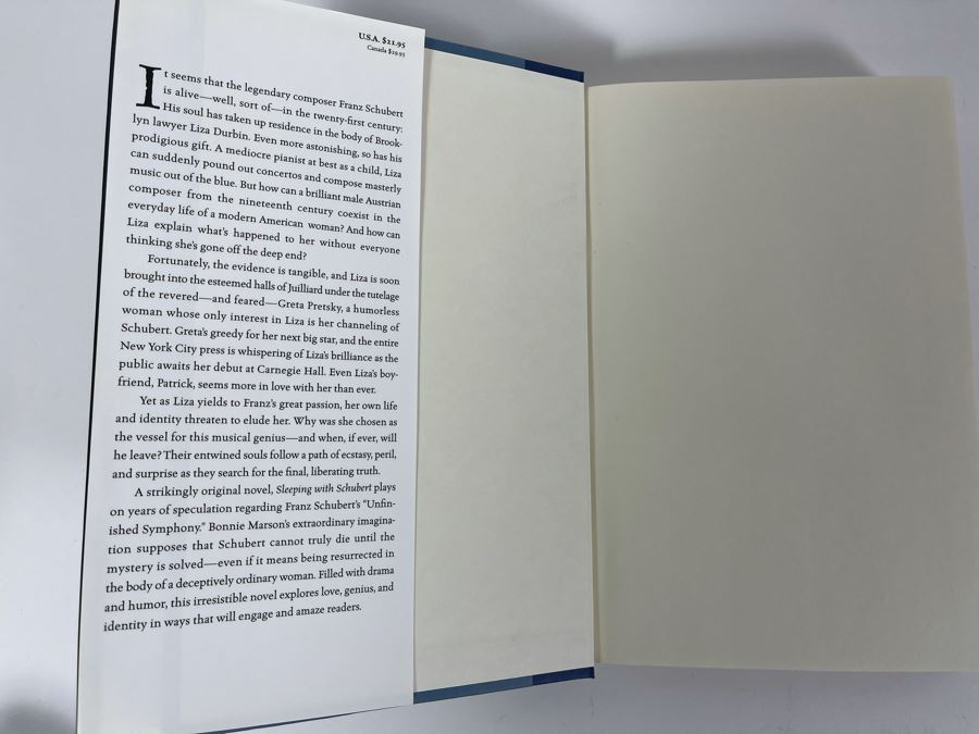 Signed Book Sleeping With Schubert By Bonnie Marson [Photo 3]