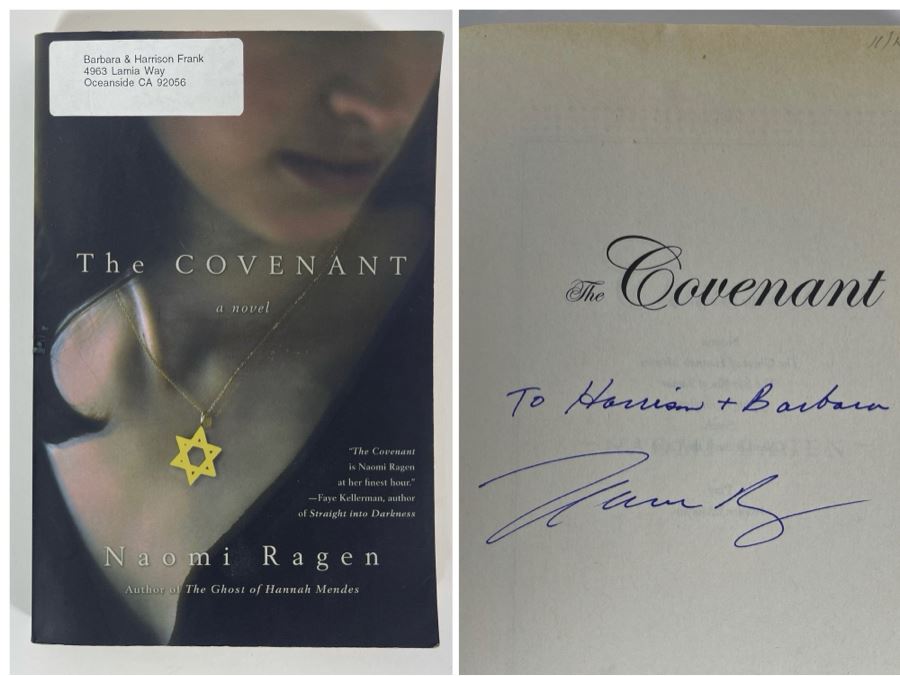 Signed Book The Covenant By Naomi Ragen