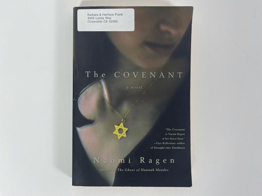 Signed Book The Covenant By Naomi Ragen [Photo 2]