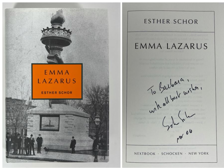 Signed First Edition Book Emma Lazarus By Esther Schor [Photo 1]