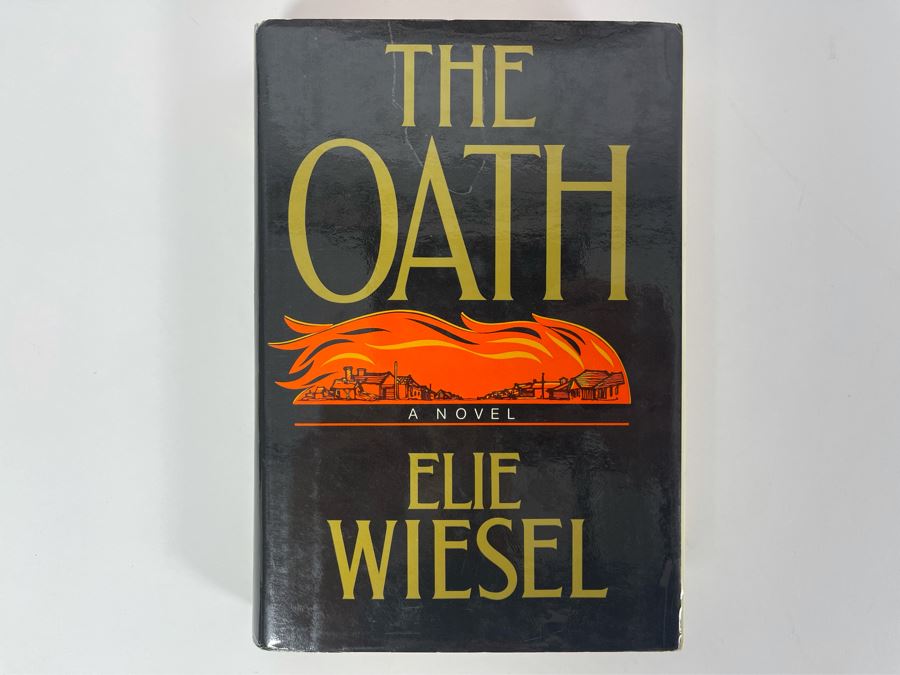 Signed First American Edition Book The Oath By Elie Wiesel [Photo 2]
