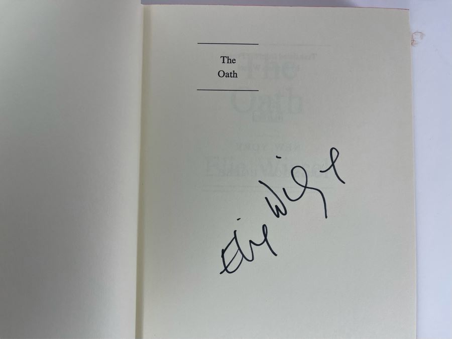 Signed First American Edition Book The Oath By Elie Wiesel [Photo 3]