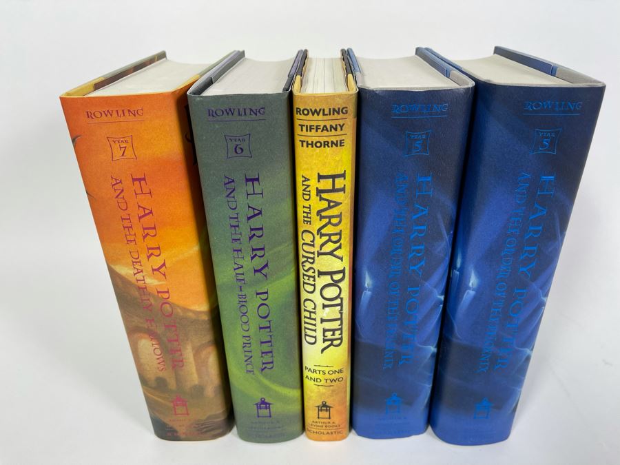 collection-of-five-harry-potter-books-first-editions-and-first