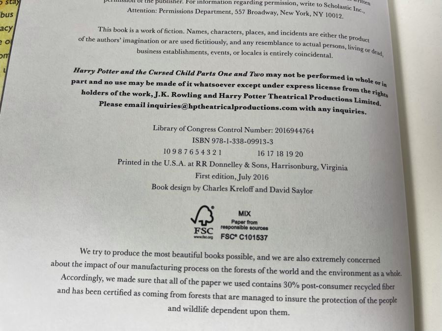 Collection Of Five Harry Potter Books (First Editions And First American Editions) [Photo 6]