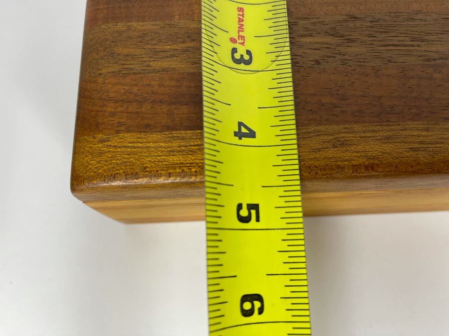 Pair Of Handmade Wooden Boxes 11.5W X 4.5D X 3H, 2.5W X 1.75H [Photo 16]