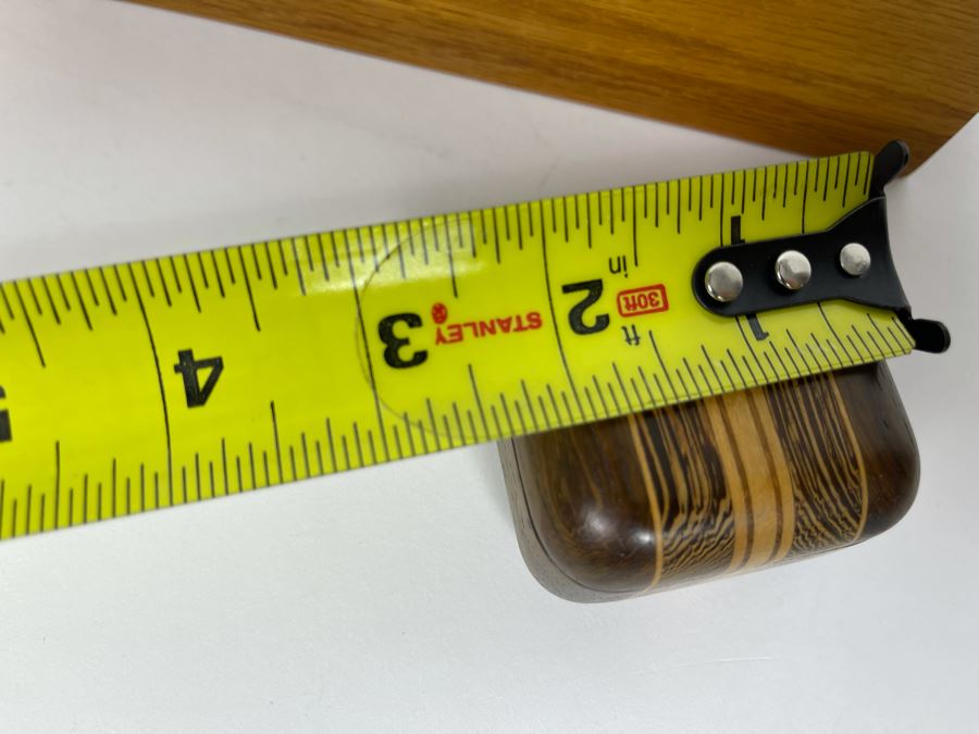 Pair Of Handmade Wooden Boxes 11.5W X 4.5D X 3H, 2.5W X 1.75H [Photo 18]