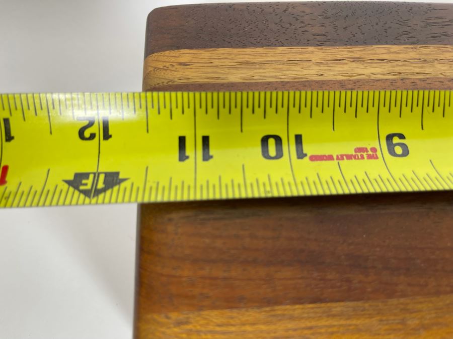 Pair Of Handmade Wooden Boxes 11.5W X 4.5D X 3H, 2.5W X 1.75H [Photo 15]