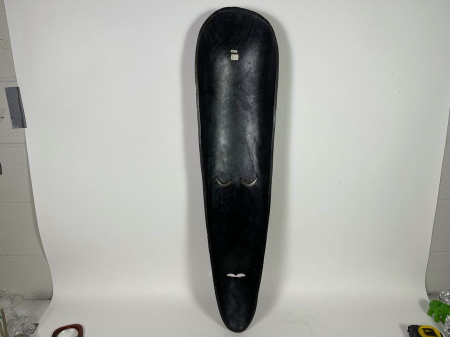 Hand Painted Indonesian Wooden Mask 9.5W X 39H [Photo 8]