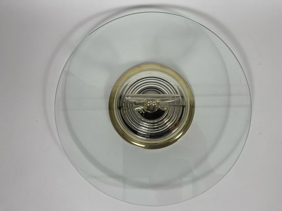 Mid-century Christofle Vibrations Cheese Hors D'oeuvres Tray Silver Plate 12W X 5H Estimate $300 [Photo 4]