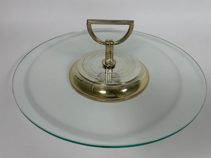 Mid-century Christofle Vibrations Cheese Hors D'oeuvres Tray Silver Plate 12W X 5H Estimate $300 [Photo 2]