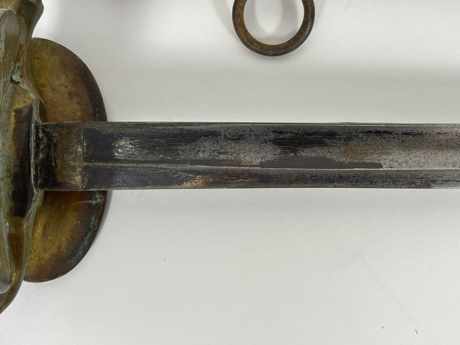 Vintage Sword With Scabbard 38L [Photo 8]