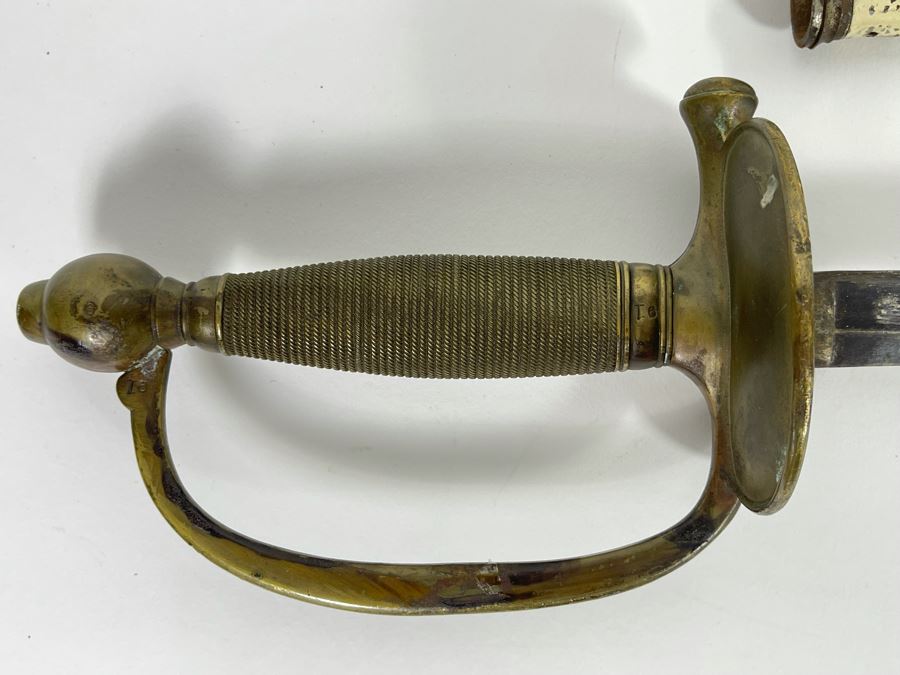 Vintage Sword With Scabbard 38L [Photo 7]