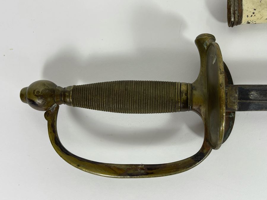 Vintage Sword With Scabbard 38L [Photo 5]