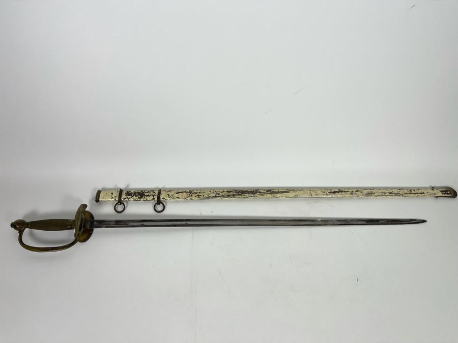 Vintage Sword With Scabbard 38L [Photo 2]