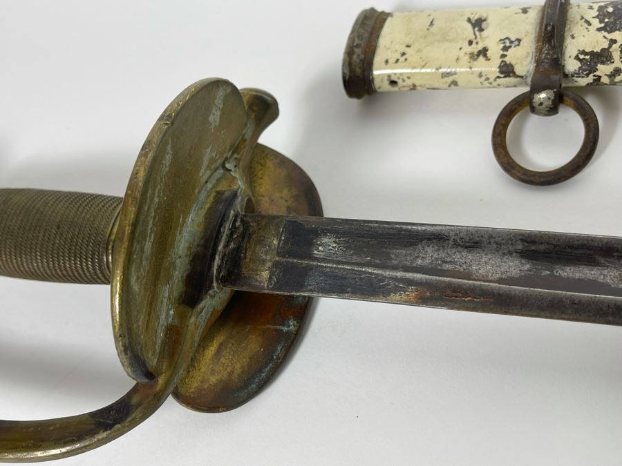 Vintage Sword With Scabbard 38L [Photo 6]
