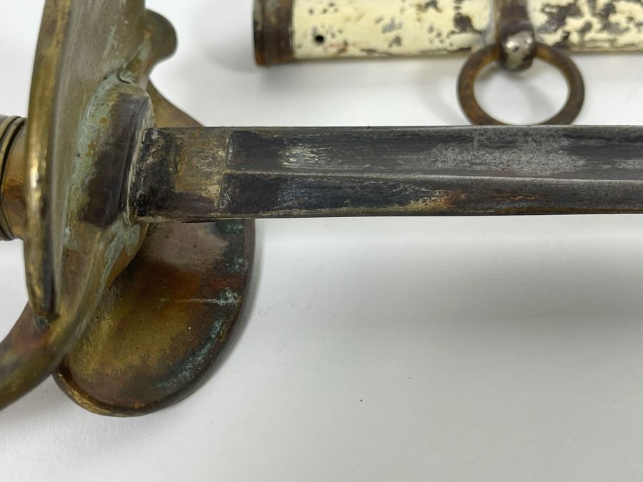 Vintage Sword With Scabbard 38L [Photo 9]