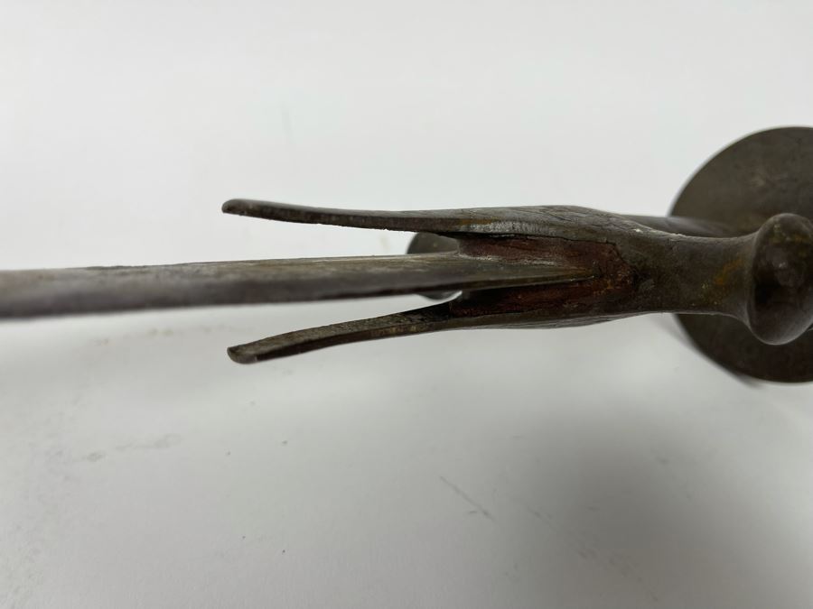 Antique Curved Blade Sword 38L [Photo 19]