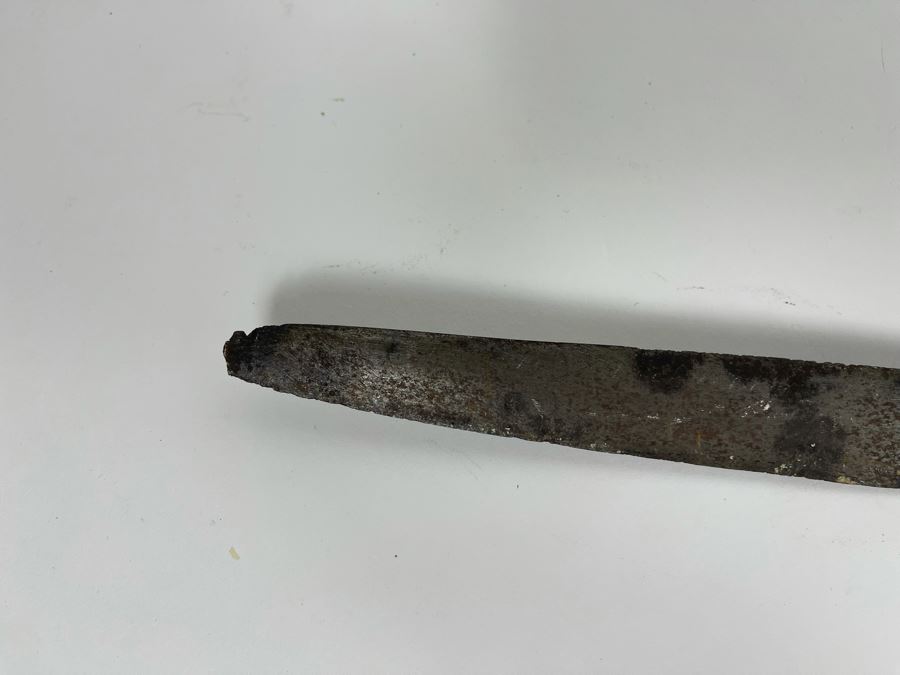 Antique Curved Blade Sword 38L [Photo 25]