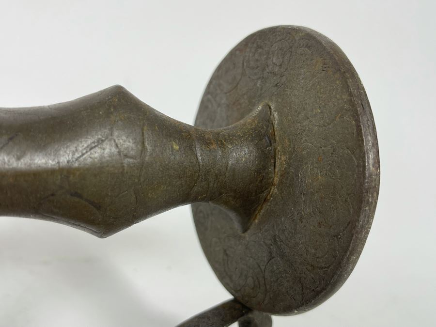 Antique Curved Blade Sword 38L [Photo 9]