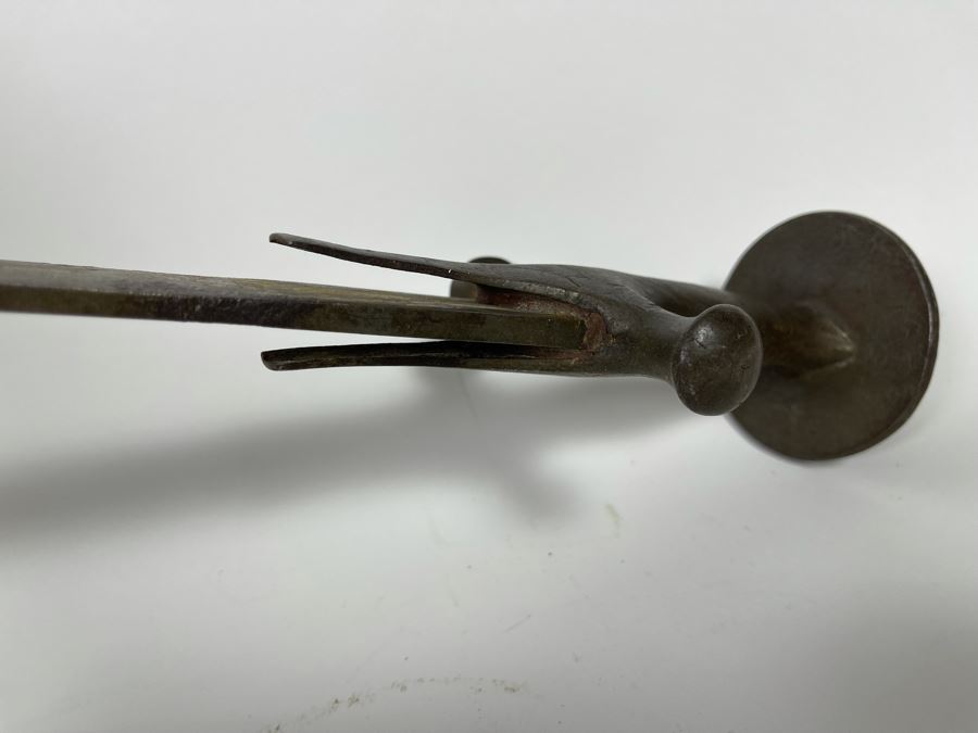 Antique Curved Blade Sword 38L [Photo 20]