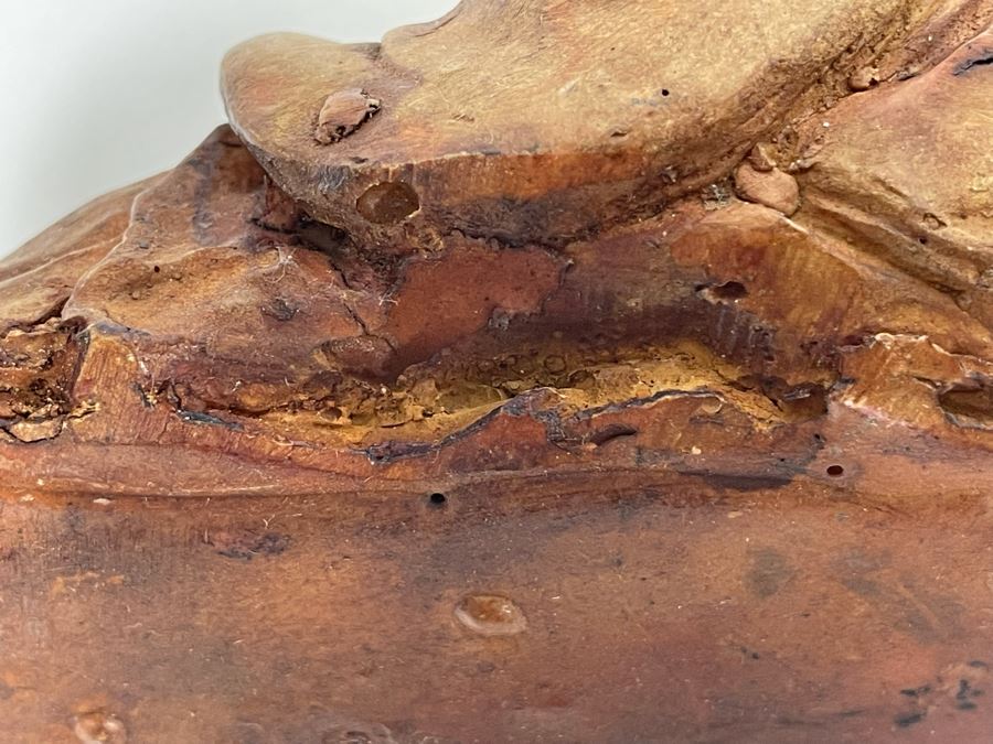 Vintage Chinese Clay Buddha Sculpture 6.5W X 4D X 3.5H [Photo 17]