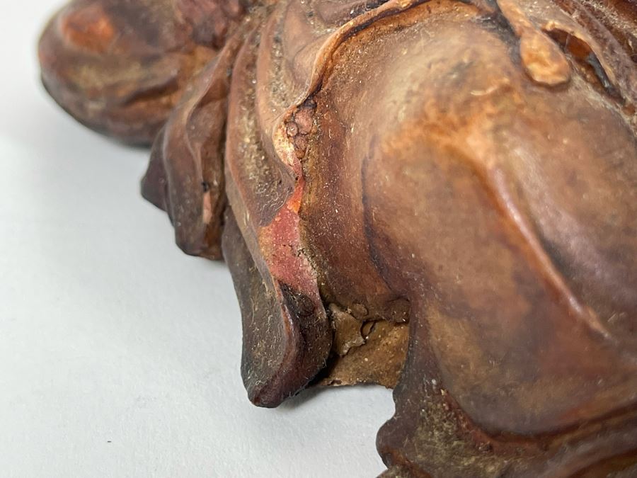 Vintage Chinese Clay Buddha Sculpture 6.5W X 4D X 3.5H [Photo 13]