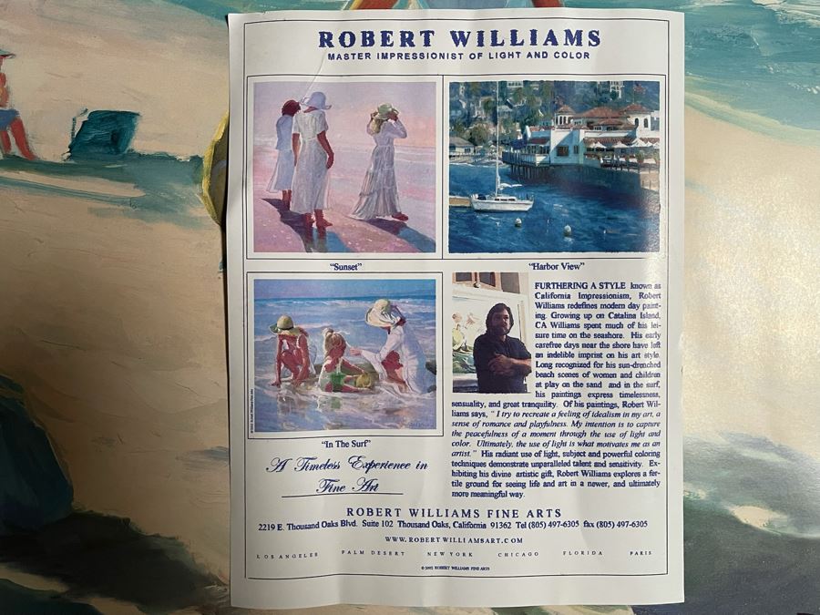 Hand Signed Robert Williams Artwork Poster La Jolla Festival Of The Arts 2000 32 X 27 [Photo 3]