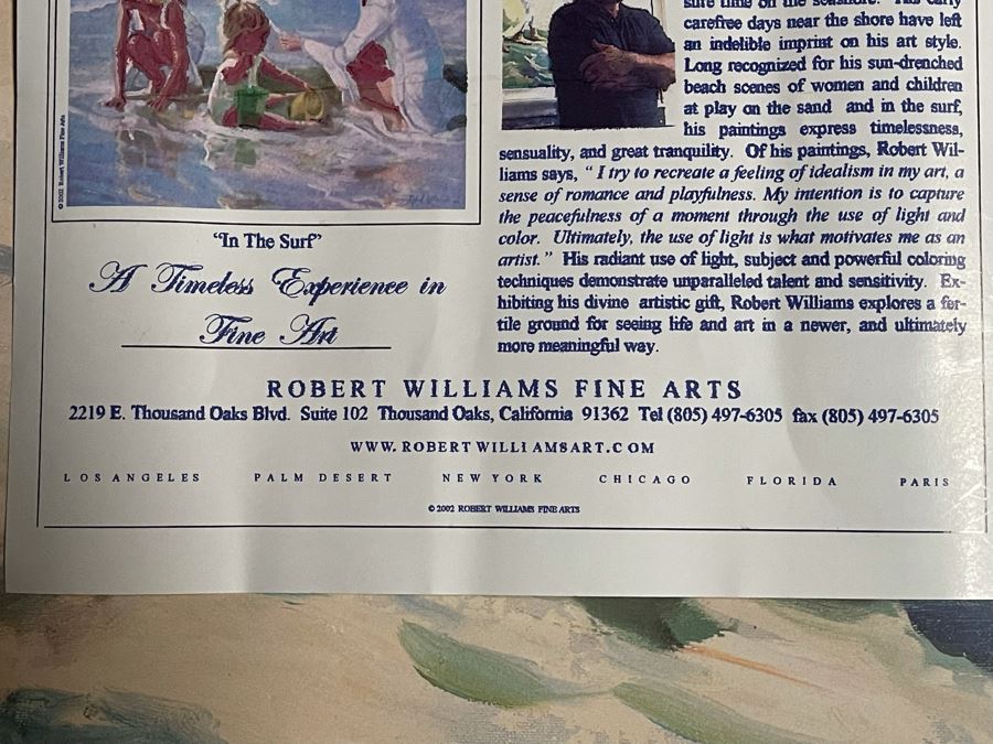 Hand Signed Robert Williams Artwork Poster La Jolla Festival Of The Arts 2000 32 X 27 [Photo 10]