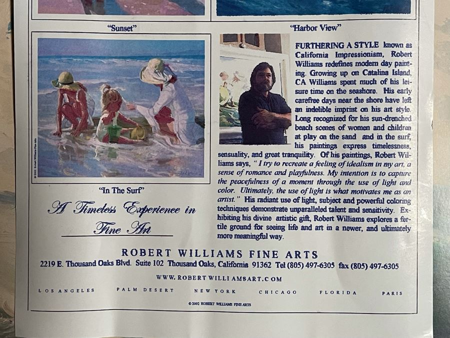 Hand Signed Robert Williams Artwork Poster La Jolla Festival Of The Arts 2000 32 X 27 [Photo 8]