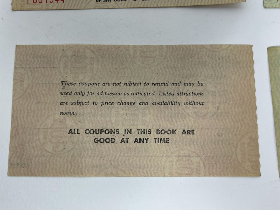 Vintage Disneyland Tickets [Photo 9]