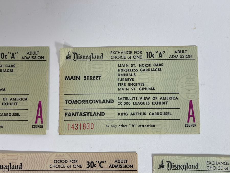 Vintage Disneyland Tickets [Photo 4]