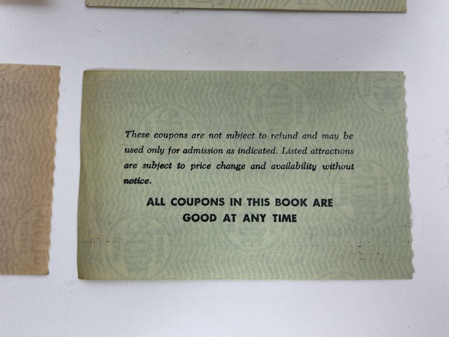 Vintage Disneyland Tickets [Photo 8]