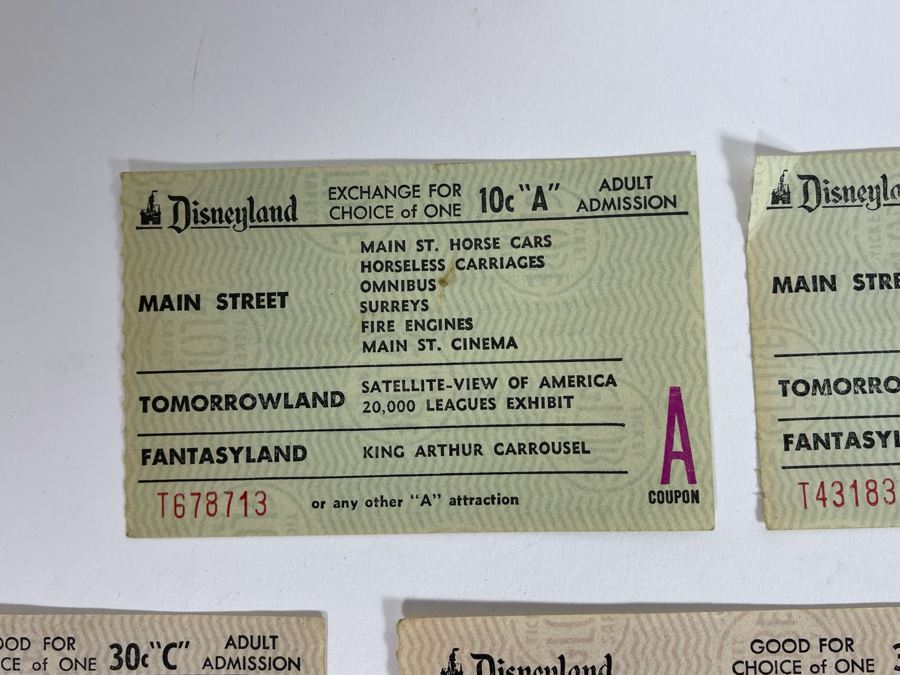 Vintage Disneyland Tickets [Photo 5]