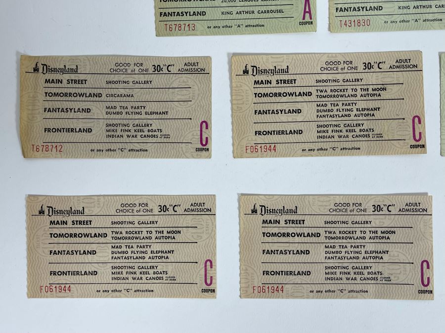 Vintage Disneyland Tickets [Photo 6]