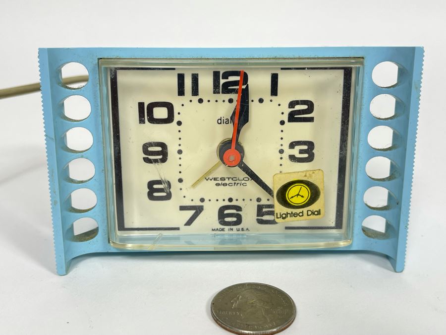 Vintage Mid-Century Tide II Dialite Westclox Electric Clock Working [Photo 7]