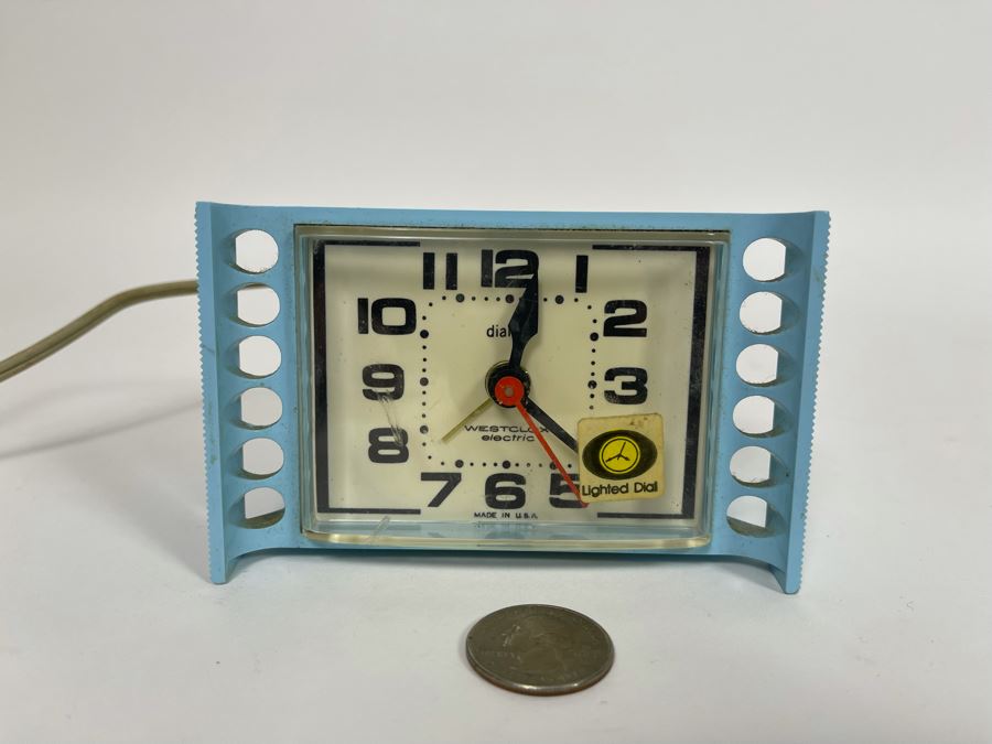 Vintage Mid-Century Tide II Dialite Westclox Electric Clock Working [Photo 4]