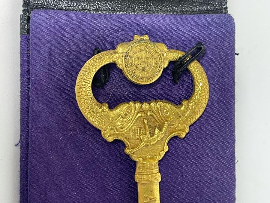 Antique 1920s Key To The City Of Atlantic City From Mayor Anthony Ruffu, Jr. [Photo 6]