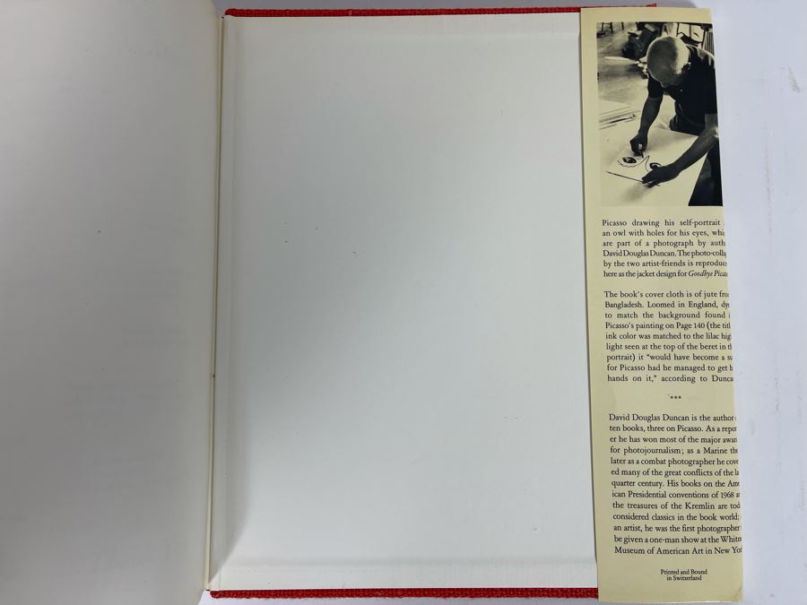 Signed First Edition 1974 Book Goodbye Picasso Signed By David Douglas Duncan [Photo 27]