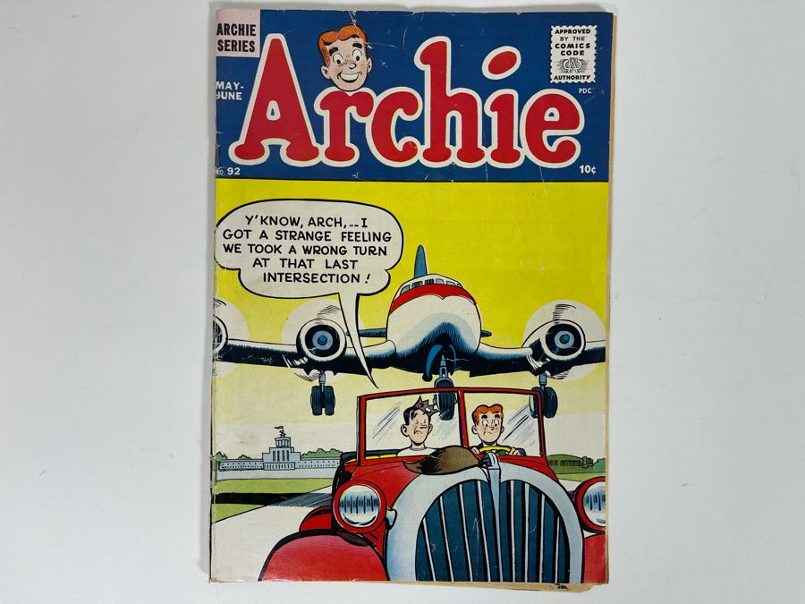 Archie #92 Comic Book 1958 Vol 1
