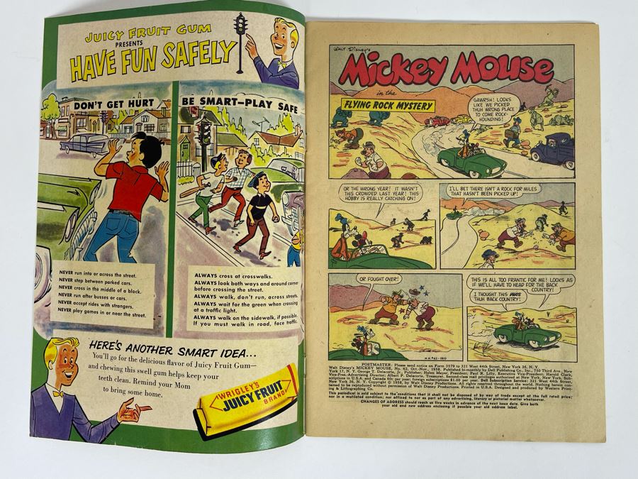 Walt Disney's Mickey Mouse Dell Comic Book Oct Nov 1958 [Photo 3]