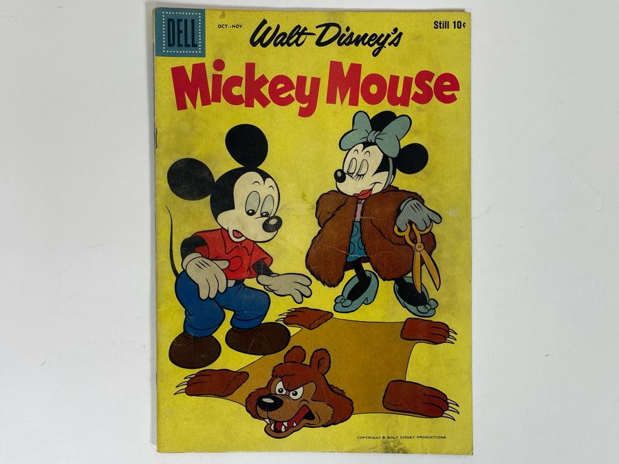 Walt Disney's Mickey Mouse Dell Comic Book Oct Nov 1958