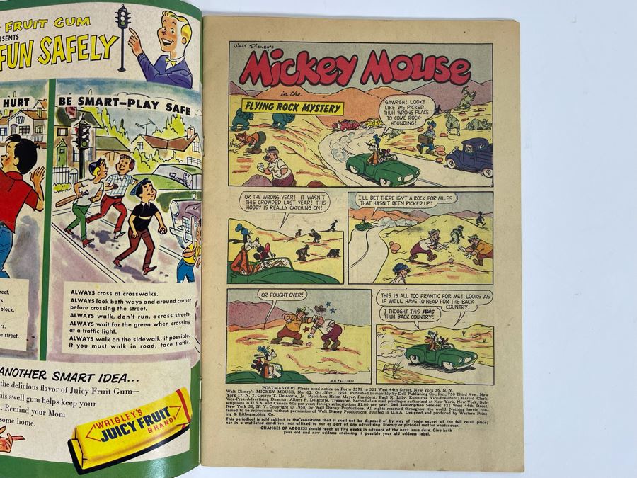 Walt Disney's Mickey Mouse Dell Comic Book Oct Nov 1958 [Photo 4]