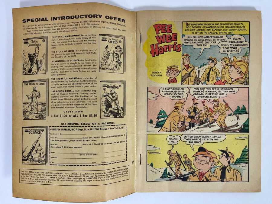 Classics Illustrated The Best From Boy's Life Comics Number 2 Boy Scouts Of America [Photo 4]