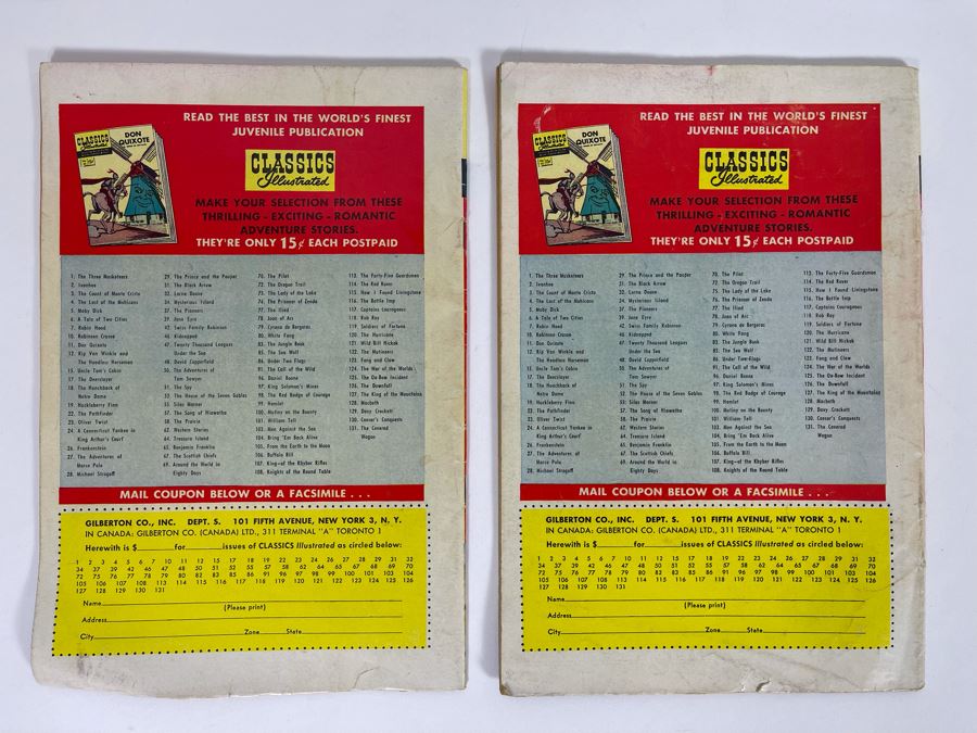 Pair Of Classics Illustrated Benjamin Franklin #65  [Photo 2]