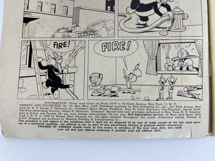 Dell Comic Book Tweety And Sylvester March May 1958 [Photo 4]