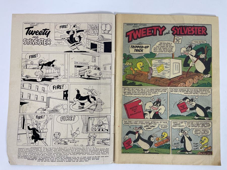 Dell Comic Book Tweety And Sylvester March May 1958 [Photo 3]