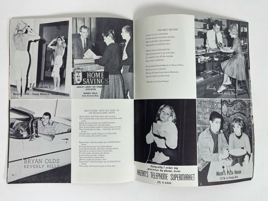 1960 Beverly Hills High School Play Program Bryant M. Hale's 'The Hollywood Legend' [Photo 9]