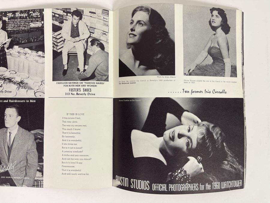 1960 Beverly Hills High School Play Program Bryant M. Hale's 'The Hollywood Legend' [Photo 8]